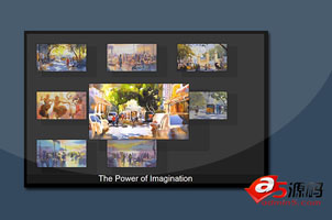 超酷js弹性效果的图片展示画廊特效