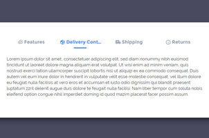 HTML5+CSS3实现Tabs选项卡特效