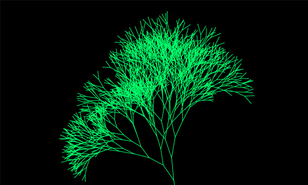 canvas动画-会舞动的树