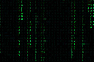 canvas黑客帝国代码雨特效