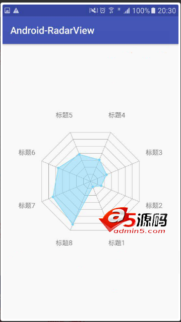 Android项目源码芝麻信用分快递综合评价雷达图