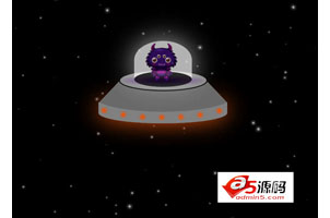 CSS3外星飞船UFO动画代码
