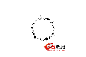 用canvas实现有趣的小球和鼠标的互动