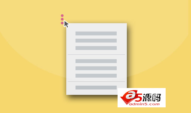 Material Design风格下拉菜单jquery插件