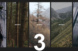 css3图片封面展示动画