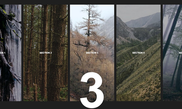 css3图片封面展示动画