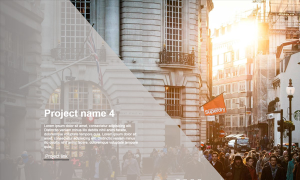 全屏幻灯片切换动画，支持拖拽