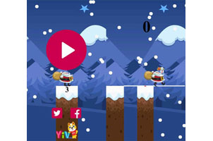 html5微信游戏圣诞老人过桥源码