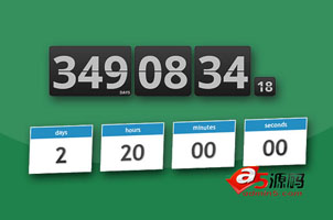 基于HTML5 time元素的倒计时jquery插件