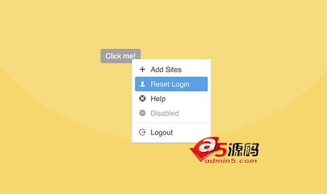 basicContext.js - 强大的纯Js上下文菜单插件