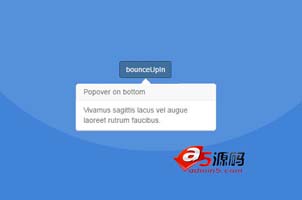 基于velocity.js过渡动画效果的Bootstrap模态窗口和Popover