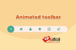 jquery和CSS3带弹性动画效果的工具栏菜单