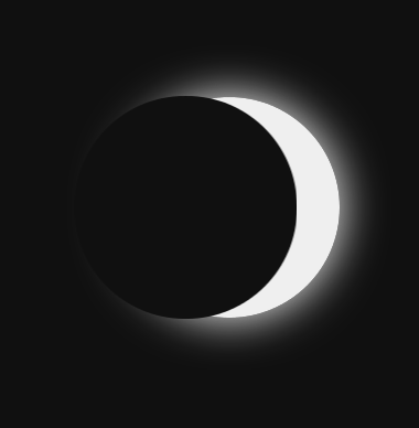 纯css3实现天狗食月日食动画特效