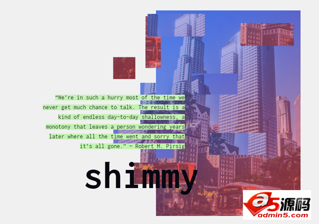 jquery图文碎片视觉差3D立体效果图文结合代码Fragments