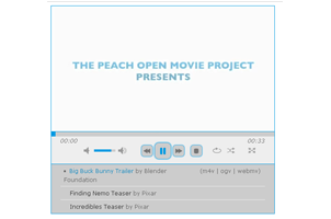 jquery网页视频播放器jqplayer网页音乐播放器代码