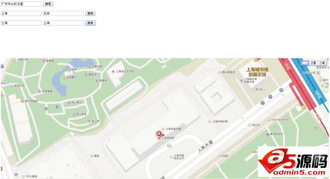 jquery基于百度地图开放接口api实现的地图快速定位查询地