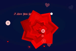 CSS3 SVG表白鲜花动画特效