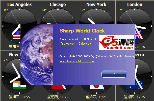 Sharp World Clock