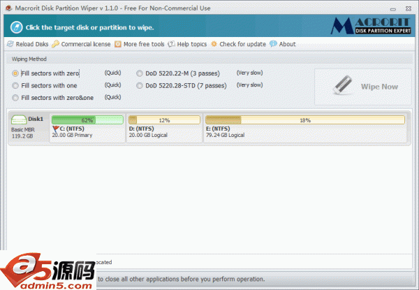 Macrorit Disk Partition Wiper