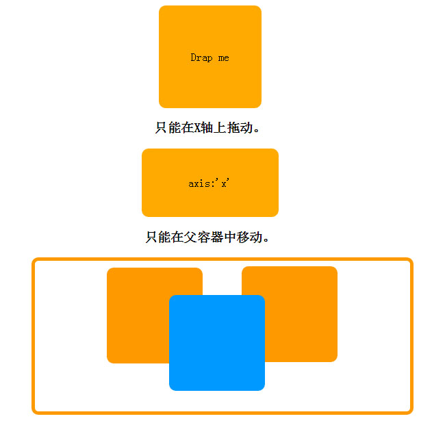 jQuery制作各种方式的拖动代码