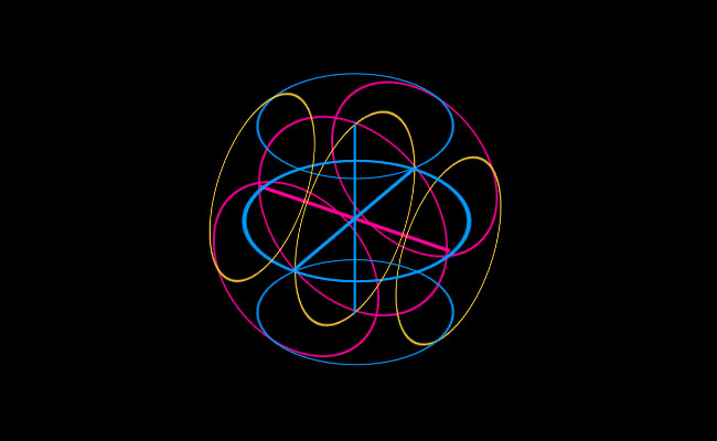 CSS3 3D伸缩线条球体动画特效