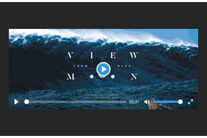 HTML5视频播放器美化插件