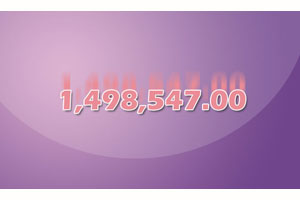 jQuery页面向下滚动数字播放动画特效