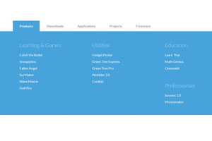 jQuery宽屏通栏下拉菜单导航代码