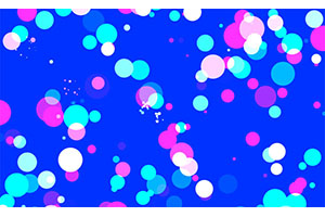 HTML5 Canvas泡泡悬浮鼠标特效