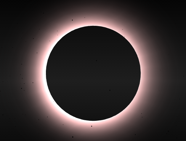 HTML5 canvas月食动画代码