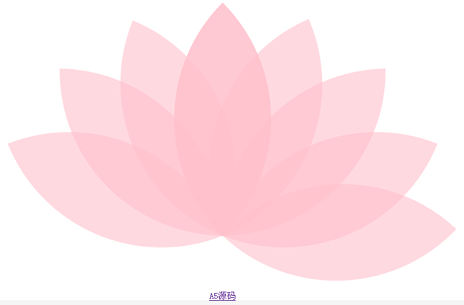 CSS3花朵绽放动态图
