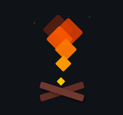 HTML5 svg火柴火焰燃烧动画