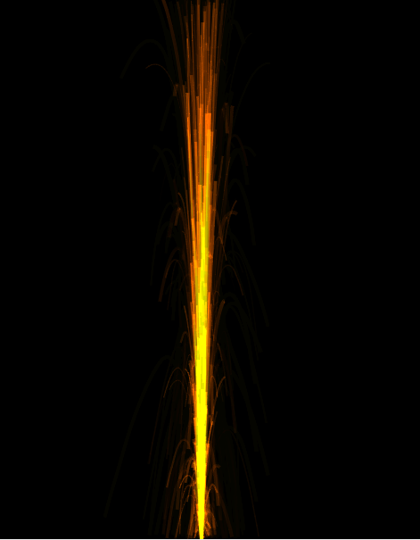 HTML5 canvas烟花喷泉动画