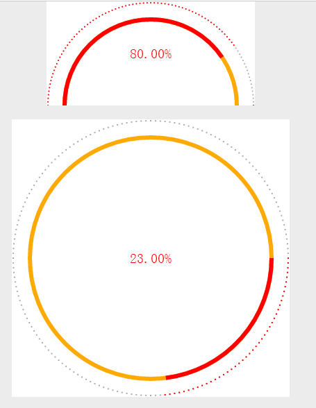 HTML5 canvas圆形百分比进度条动画代码