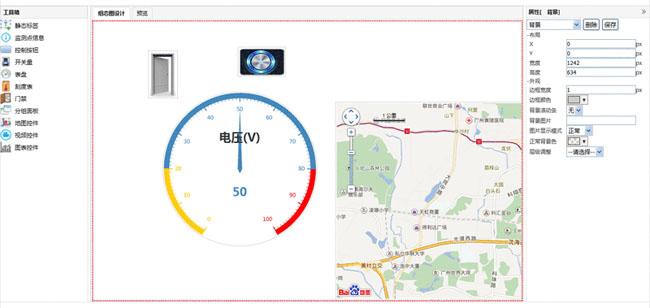 jQuery组态图库ui界面代码