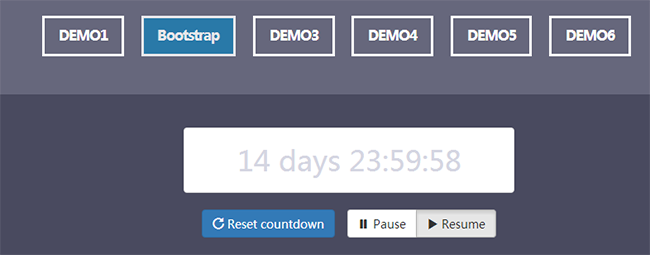 jQuery6种不同倒计时效果代码