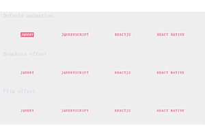 jQuery鼠标经过超链接动画效果代码