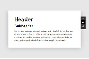 jQuery调整文章字体大小代码