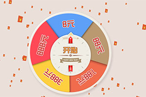 HTML5微信抢红包转盘抽奖代码