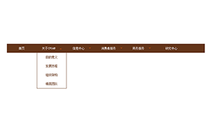 jQuery鼠标经过二级下拉菜单