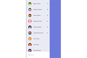 HTML5 SVG手机聊天框拖拽弹性动画特效