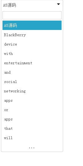 jQuery搜索匹配下拉框美化代码