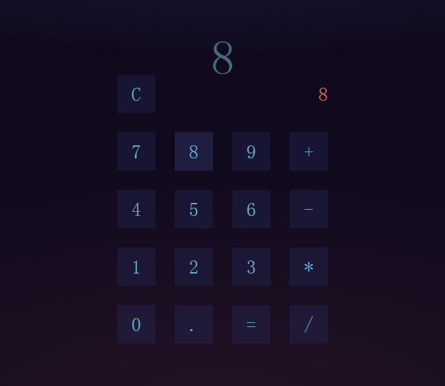 js加减乘除计算器代码