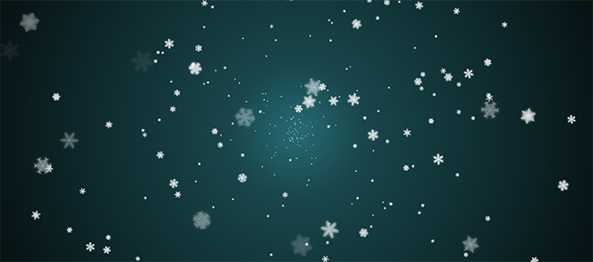 HTML5漫天飘雪雪花飞扬动画