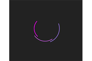 CSS3线条旋转加载动画