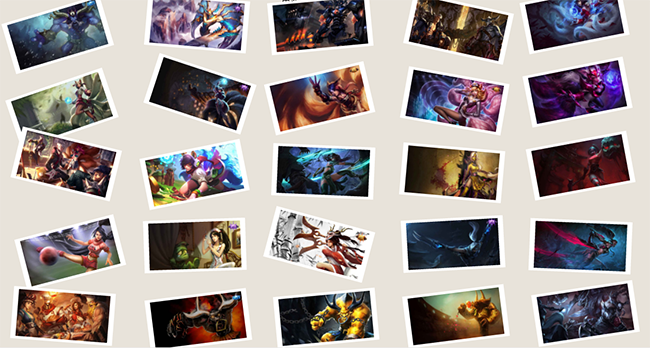 jQuery照片墙小图合成大图动画代码