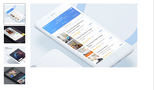 jQuery点击缩略图切换大图代码