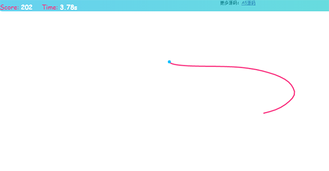 HTML5 canvas线条生存躲避游戏