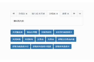 Bootstrap自定义选项卡代码