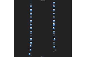 蓝色CSS3图标加载动画